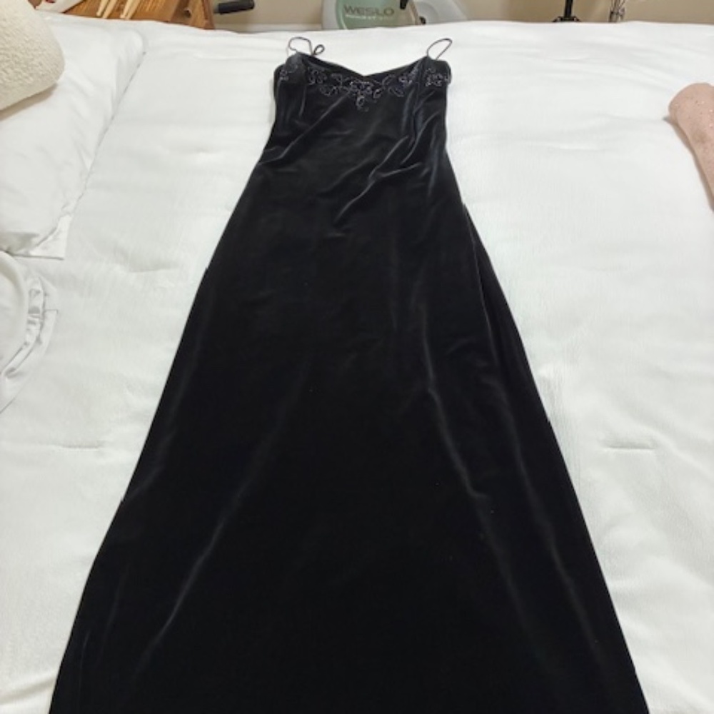 Black Velvet Dress